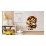 Casa si Gradina - Decoratiuni - Stickere decorative - Sticker decorativ, Leu, Portocaliu, 77 cm, 1213STK-1 - Infinity.ro