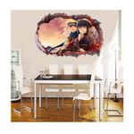 Casa si Gradina - Decoratiuni - Stickere decorative - Sticker decorativ, Gaura in perete 3D, Anime, 85 cm, 1001STK - Infinity.ro