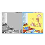 Casa si Gradina - Decoratiuni - Stickere decorative - Sticker decorativ, Ursuleti, Baby shower, 77 cm, 712STK - Infinity.ro