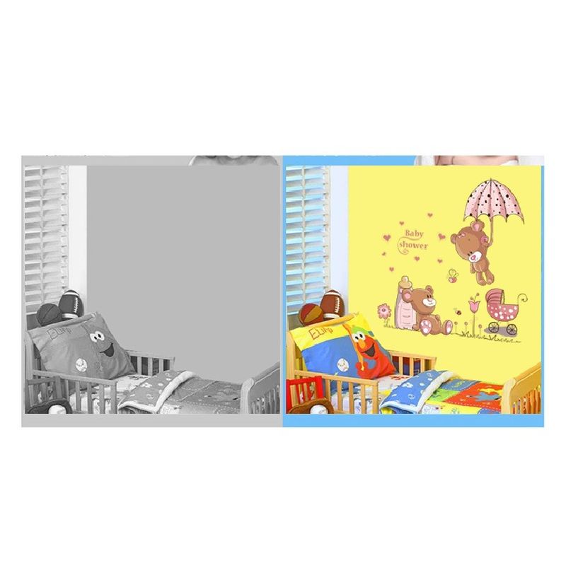 Casa si Gradina - Decoratiuni - Stickere decorative - Sticker decorativ, Ursuleti, Baby shower, 77 cm, 712STK - Infinity.ro
