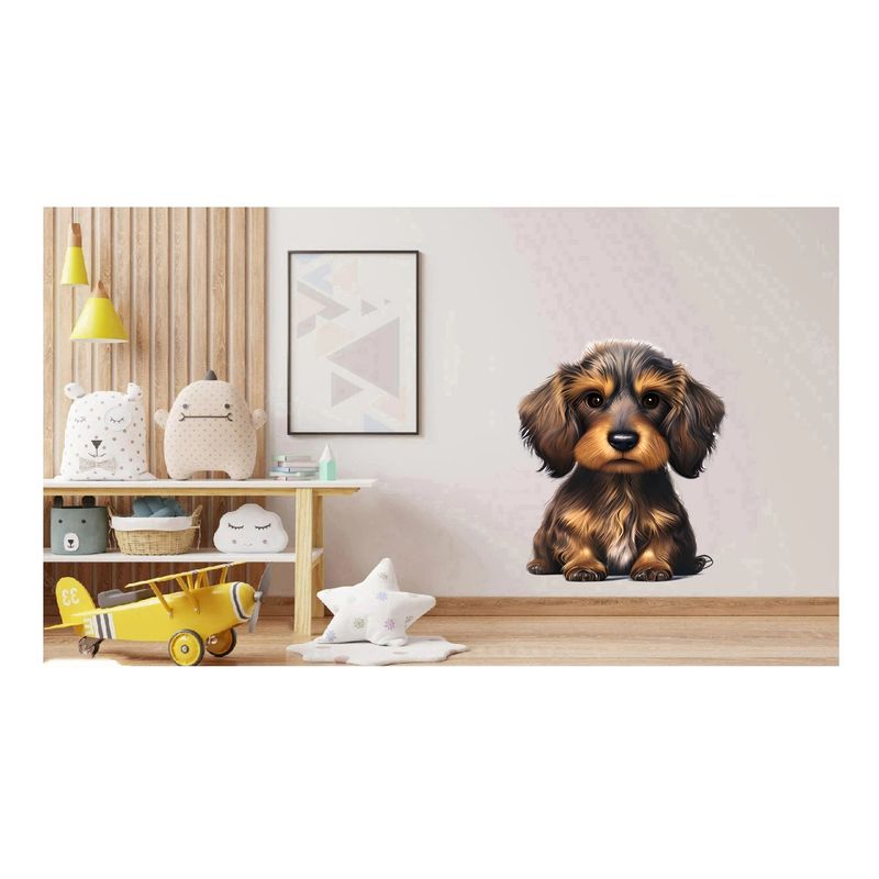 Casa si Gradina - Decoratiuni - Stickere decorative - Sticker decorativ, Catel, Maro, 80 cm, 1212STK - Infinity.ro