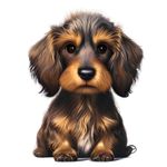 Casa si Gradina - Decoratiuni - Stickere decorative - Sticker decorativ, Catel, Maro, 80 cm, 1212STK - Infinity.ro