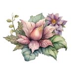 Casa si Gradina - Decoratiuni - Stickere decorative - Sticker decorativ, Floare, Dragon, Roz, 60 cm, 1207STK-4 - Infinity.ro