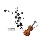 Casa si Gradina - Decoratiuni - Stickere decorative - Sticker decorativ, Vioara, 75 cm, 809STK - Infinity.ro