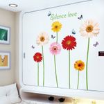 Casa si Gradina - Decoratiuni - Stickere decorative - Sticker decorativ, Flori Gerbera, 125 cm, 803STK - Infinity.ro