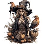Casa si Gradina - Decoratiuni - Stickere decorative - Sticker decorativ, Halloween, Negru, 71 cm, 1308STK-4 - Infinity.ro