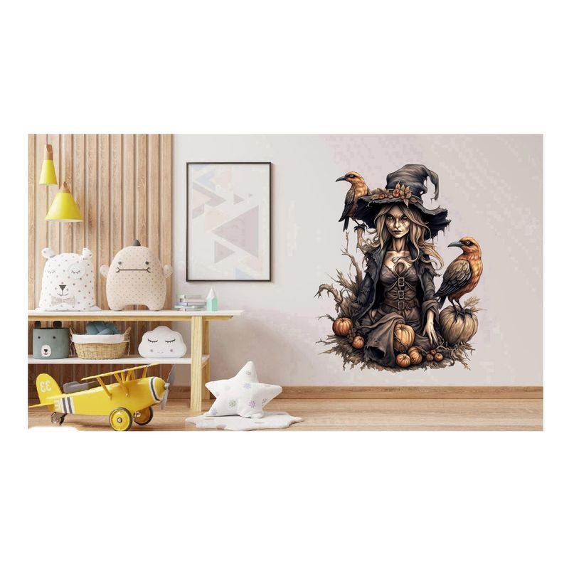 Casa si Gradina - Decoratiuni - Stickere decorative - Sticker decorativ, Halloween, Negru, 71 cm, 1308STK-4 - Infinity.ro