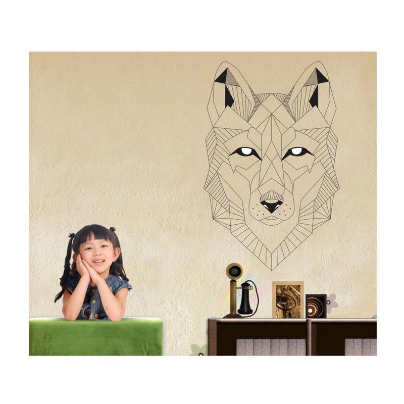 Casa si Gradina - Decoratiuni - Stickere decorative - Sticker decorativ, Lup, 70 cm, 1071STK - Infinity.ro