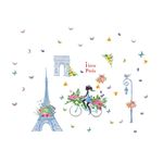 Casa si Gradina - Decoratiuni - Stickere decorative - Sticker decorativ, I Love Paris  138 cm, 122STK - Infinity.ro