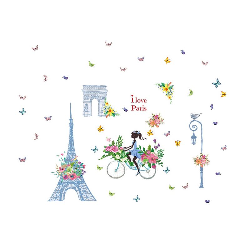 Casa si Gradina - Decoratiuni - Stickere decorative - Sticker decorativ, I Love Paris  138 cm, 122STK - Infinity.ro