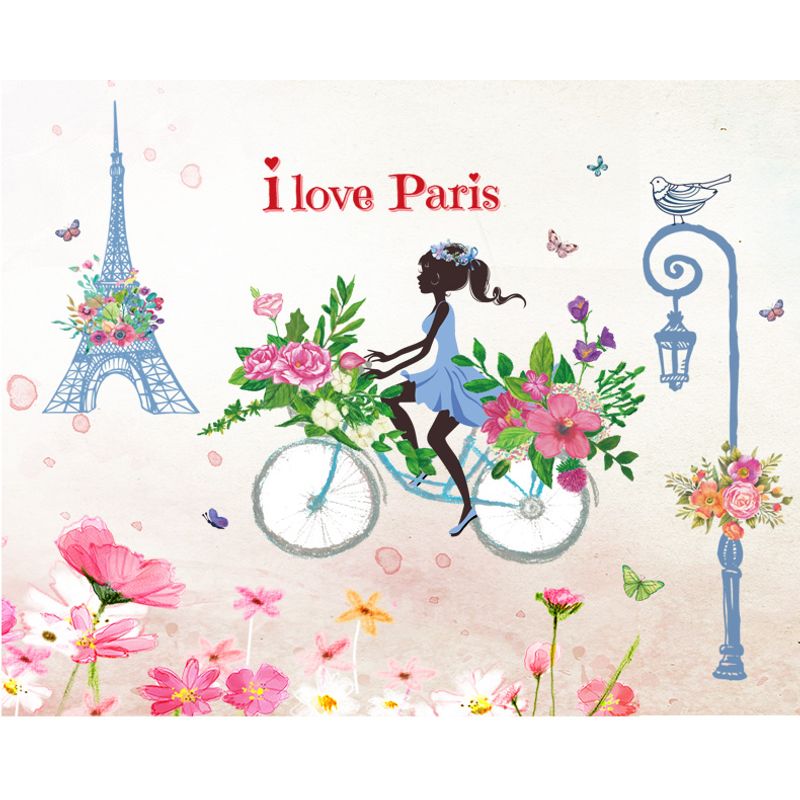 Casa si Gradina - Decoratiuni - Stickere decorative - Sticker decorativ, I Love Paris  138 cm, 122STK - Infinity.ro
