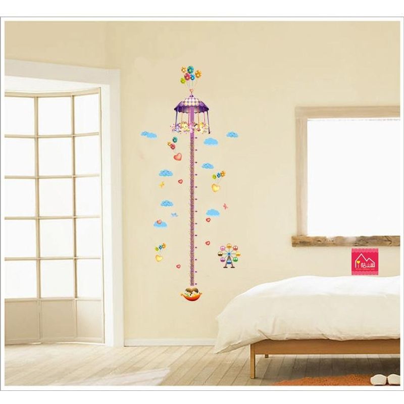 Casa si Gradina - Decoratiuni - Stickere decorative - Sticker decorativ, Masuratoare, Parc de distratii, 185 cm, 705STK - Infinity.ro