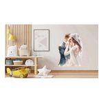 Casa si Gradina - Decoratiuni - Stickere decorative - Sticker decorativ, Tineri Casatoriti, Alb, 78 cm, 1284STK-5 - Infinity.ro