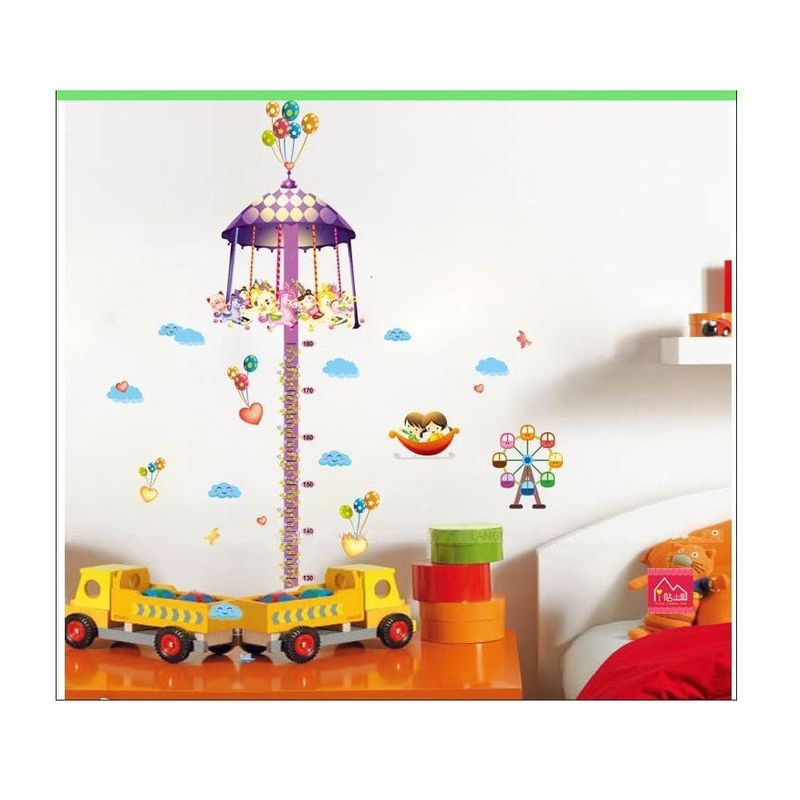 Casa si Gradina - Decoratiuni - Stickere decorative - Sticker decorativ, Masuratoare, Parc de distratii, 185 cm, 705STK - Infinity.ro
