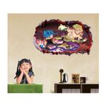 Casa si Gradina - Decoratiuni - Stickere decorative - Sticker decorativ, gaura in perete 3D,  Dragon Ball, 85 cm, 1021STK - Infinity.ro