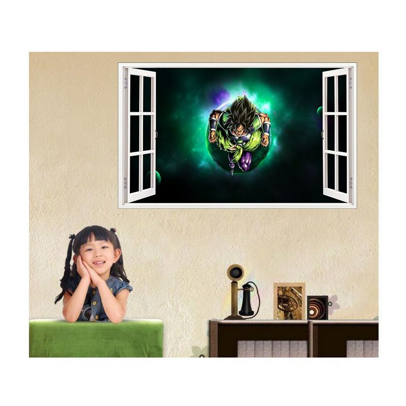 Casa si Gradina - Decoratiuni - Stickere decorative - Sticker decorativ, fereastra 3D,  Dragon Ball, 85 cm, 1023STK - Infinity.ro