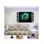 Casa si Gradina - Decoratiuni - Stickere decorative - Sticker decorativ, fereastra 3D,  Dragon Ball, 85 cm, 1023STK - Infinity.ro
