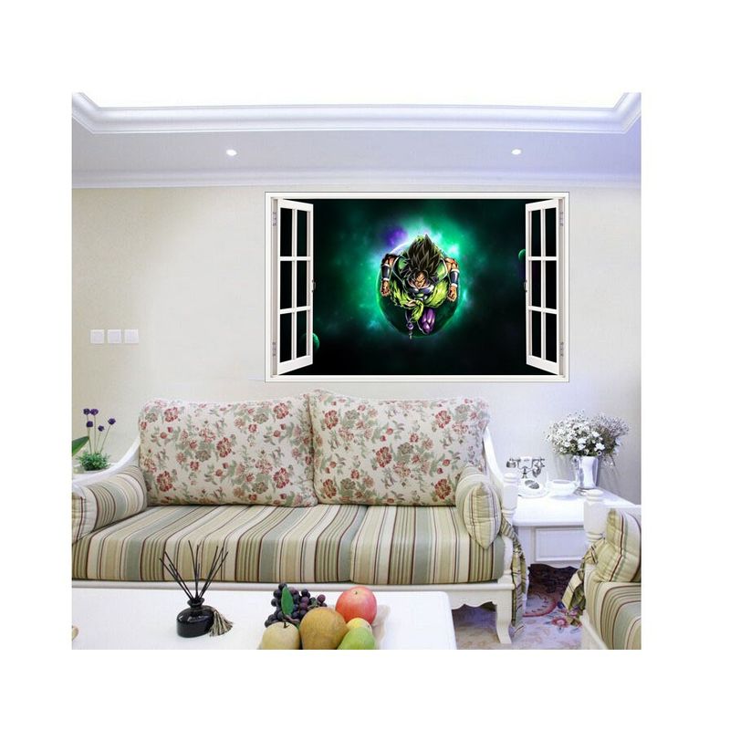 Casa si Gradina - Decoratiuni - Stickere decorative - Sticker decorativ, fereastra 3D,  Dragon Ball, 85 cm, 1023STK - Infinity.ro
