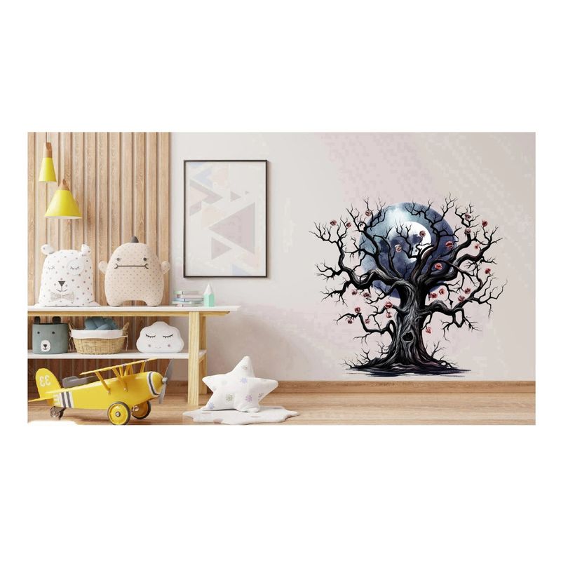 Casa si Gradina - Decoratiuni - Stickere decorative - Sticker decorativ, Halloween, Waterproof, Negru, 60 cm, 1306STK-16 - Infinity.ro