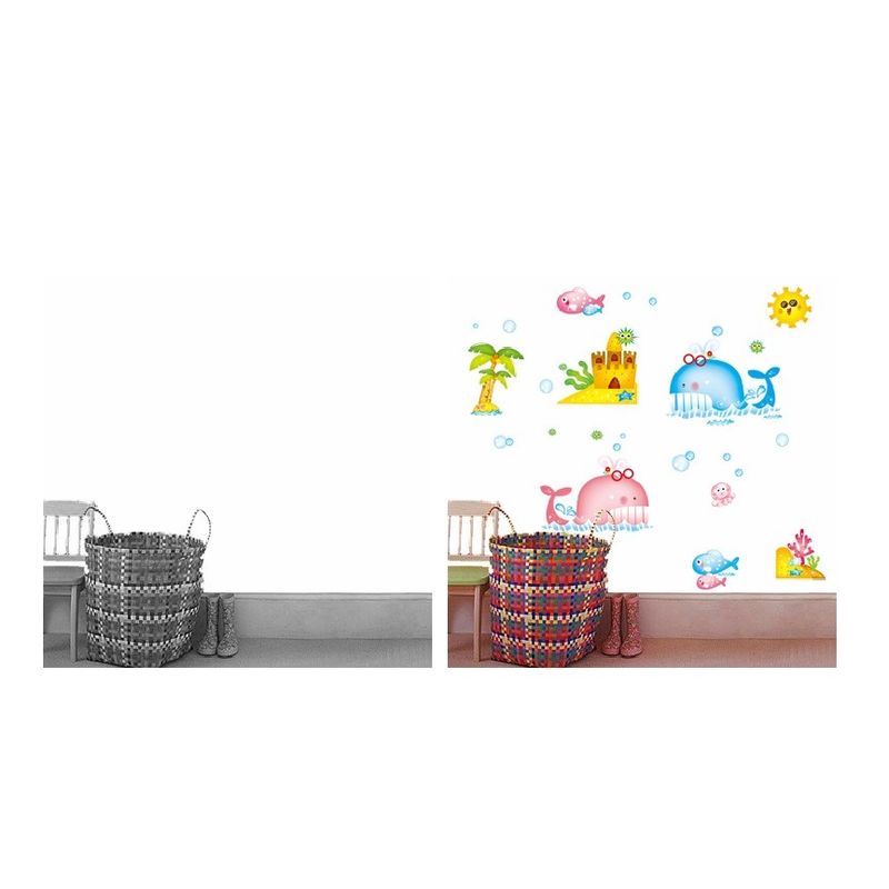 Casa si Gradina - Decoratiuni - Stickere decorative - Sticker decorativ, Animale marine, 130 cm, 786STK - Infinity.ro