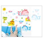 Casa si Gradina - Decoratiuni - Stickere decorative - Sticker decorativ, Animale marine, 130 cm, 786STK - Infinity.ro