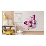 Casa si Gradina - Decoratiuni - Stickere decorative - Sticker decorativ, Fluture, Roz, 69 cm, 1209STK-5 - Infinity.ro