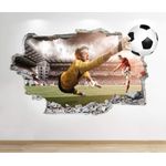 Casa si Gradina - Decoratiuni - Stickere decorative - Sticker decorativ cu Fotbal, 80 cm, 1127STK - Infinity.ro
