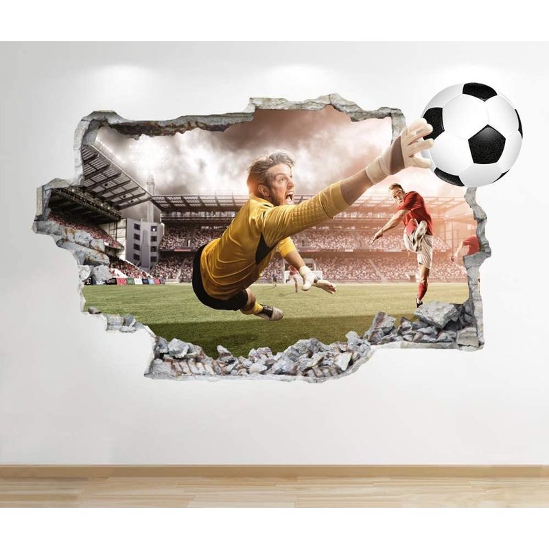 Casa si Gradina - Decoratiuni - Stickere decorative - Sticker decorativ cu Fotbal, 80 cm, 1127STK - Infinity.ro