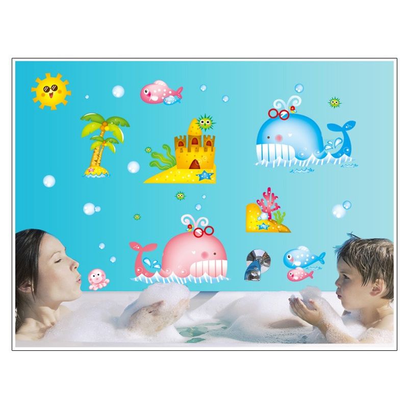 Casa si Gradina - Decoratiuni - Stickere decorative - Sticker decorativ, Animale marine, 130 cm, 786STK - Infinity.ro