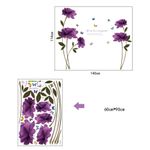 Casa si Gradina - Decoratiuni - Stickere decorative - Sticker decorativ, Flori mov, 140 cm, 797STK - Infinity.ro