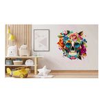 Casa si Gradina - Decoratiuni - Stickere decorative - Sticker decorativ, Sugar Skull, Multicolor, 64 cm, 1201STK-3 - Infinity.ro
