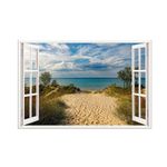 Casa si Gradina - Decoratiuni - Stickere decorative - Sticker decorativ, Fereastra 3D, Mare, 85 cm, 680STK - Infinity.ro