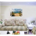 Casa si Gradina - Decoratiuni - Stickere decorative - Sticker decorativ, Fereastra 3D, Mare, 85 cm, 680STK - Infinity.ro