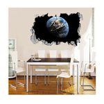 Casa si Gradina - Decoratiuni - Stickere decorative - Sticker decorativ, gaura in perete 3D,  Planeta, 85 cm, 1036STK-3 - Infinity.ro