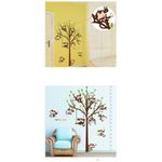Casa si Gradina - Decoratiuni - Stickere decorative - Sticker decorativ, masuratoare cu maimutele, 182 cm, 89STK - Infinity.ro