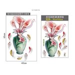 Casa si Gradina - Decoratiuni - Stickere decorative - Sticker decorativ, Vaza cu flori, 65 cm, 814STK - Infinity.ro