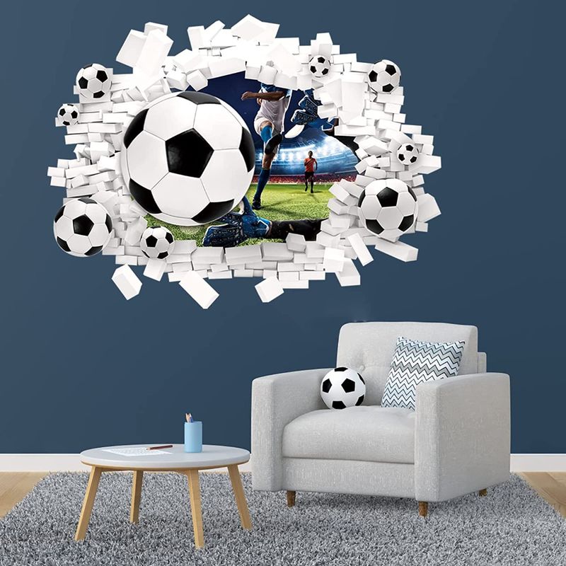 Casa si Gradina - Decoratiuni - Stickere decorative - Sticker decorativ cu Fotbal, 70 cm, 1129STK - Infinity.ro
