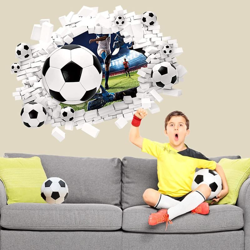 Casa si Gradina - Decoratiuni - Stickere decorative - Sticker decorativ cu Fotbal, 70 cm, 1129STK - Infinity.ro