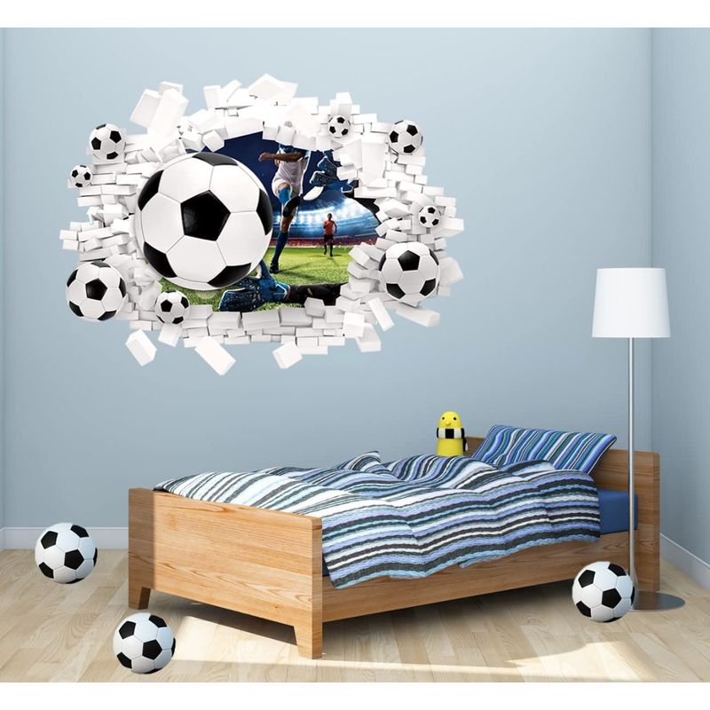 Casa si Gradina - Decoratiuni - Stickere decorative - Sticker decorativ cu Fotbal, 70 cm, 1129STK - Infinity.ro