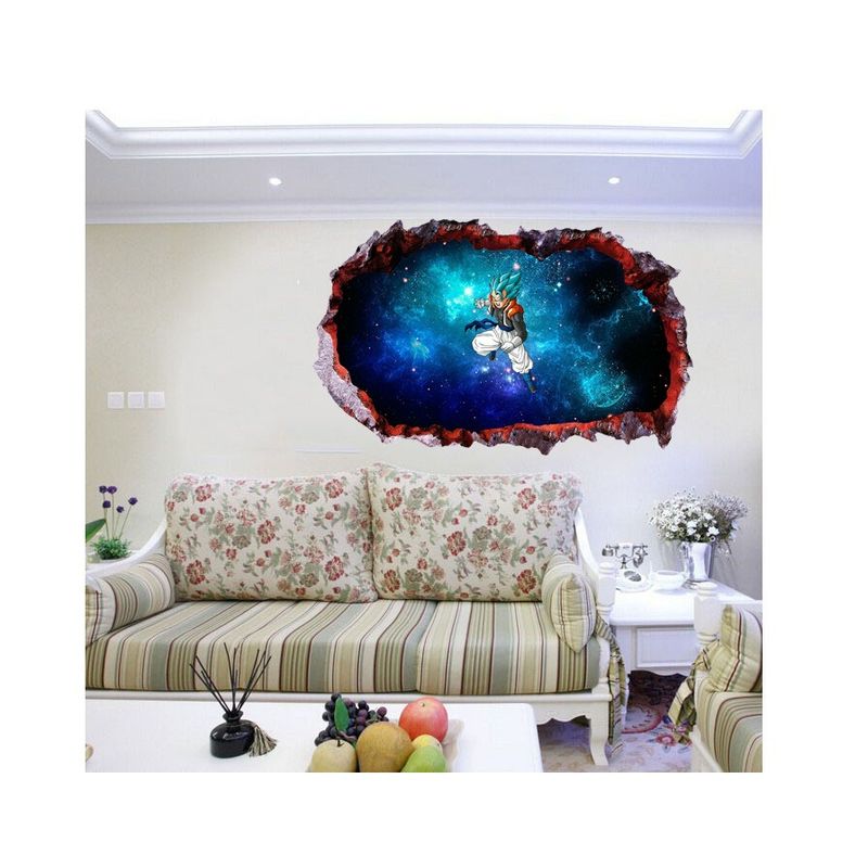 Casa si Gradina - Decoratiuni - Stickere decorative - Sticker decorativ, gaura in perete 3D,  Dragon Ball, 85 cm, 1022STK-1 - Infinity.ro