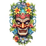 Casa si Gradina - Decoratiuni - Stickere decorative - Sticker decorativ, Masca, Multicolor, 90 cm, 1288STK-2 - Infinity.ro