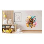 Casa si Gradina - Decoratiuni - Stickere decorative - Sticker decorativ, Albina, Galben, 61 cm, 1257STK - Infinity.ro