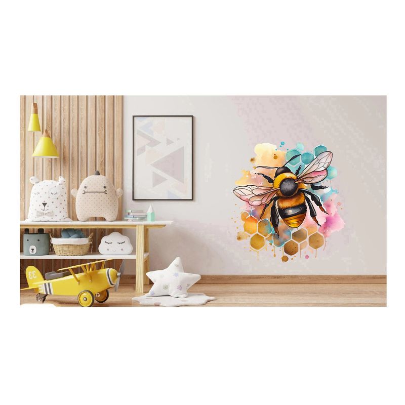 Casa si Gradina - Decoratiuni - Stickere decorative - Sticker decorativ, Albina, Galben, 61 cm, 1257STK - Infinity.ro