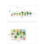 Casa si Gradina - Decoratiuni - Stickere decorative - Sticker decorativ, Cactusi, 115 cm, 816STK - Infinity.ro