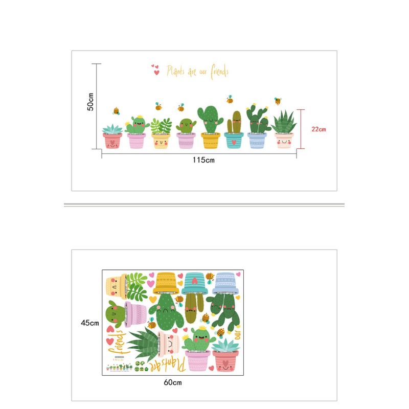 Casa si Gradina - Decoratiuni - Stickere decorative - Sticker decorativ, Cactusi, 115 cm, 816STK - Infinity.ro