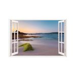 Casa si Gradina - Decoratiuni - Stickere decorative - Sticker decorativ, Fereastra 3D, Mare, 85 cm, 664STK - Infinity.ro