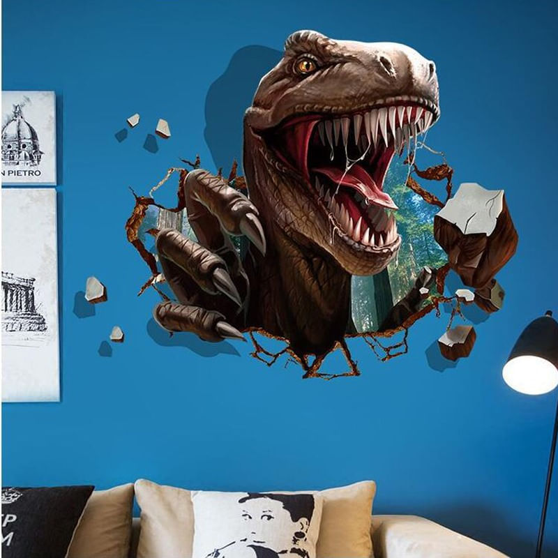 Casa si Gradina - Decoratiuni - Stickere decorative - Sticker decorativ cu Dinozaur, 95 cm, 777STK - Infinity.ro