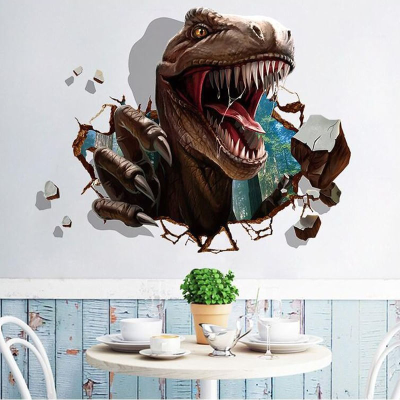 Casa si Gradina - Decoratiuni - Stickere decorative - Sticker decorativ cu Dinozaur, 95 cm, 777STK - Infinity.ro