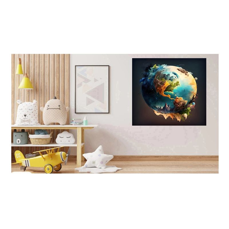 Casa si Gradina - Decoratiuni - Stickere decorative - Sticker decorativ, Planeta, Albastru, 60 cm, 1315STK-1 - Infinity.ro