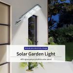 Casa si Gradina - Corpuri si surse de iluminat - Iluminat exterior - Lampi solare - Lampa solara cu telecomanda si suport, 100W, Senzor de miscare, 6000k, 10000lm, IP66 - Infinity.ro